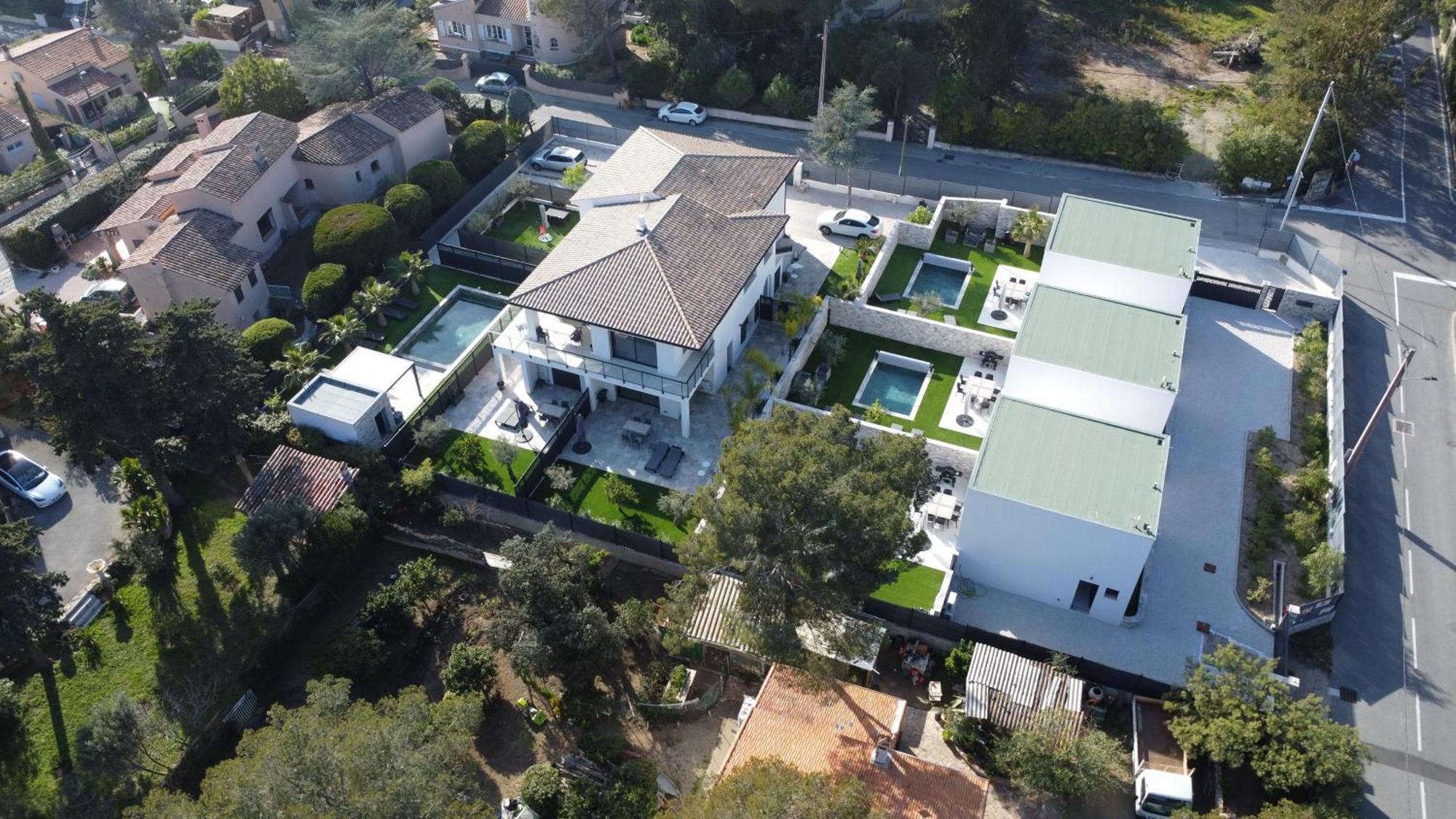 Etoile Du Berger Saint Aygulf 3 Villas Et 4 Appartements Jardin Individuel Et Piscine Chauffee En Saison - La Mer Et Les Plages 450 M Εξωτερικό φωτογραφία